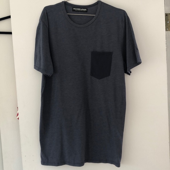 Contrast Pocket Crew by Groceries Apparel - Picture 3 of 4